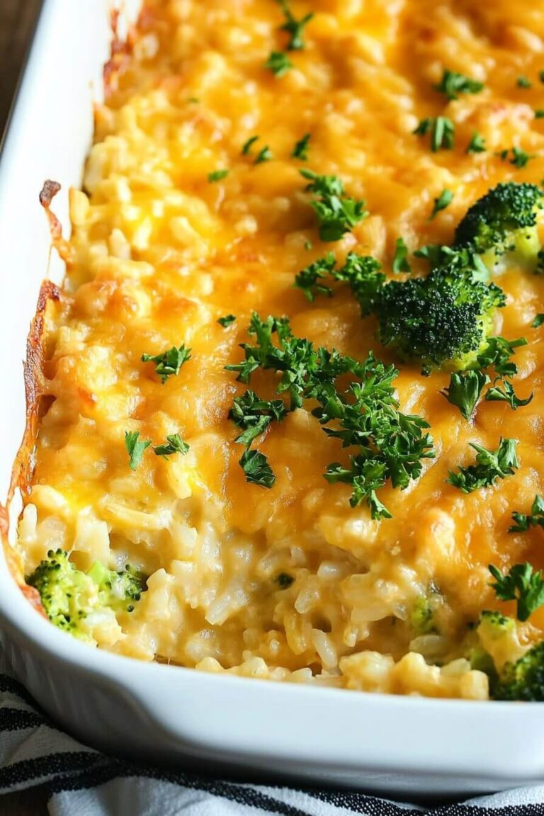 Broccoli Rice Cheese And Chicken Casserole Recipe