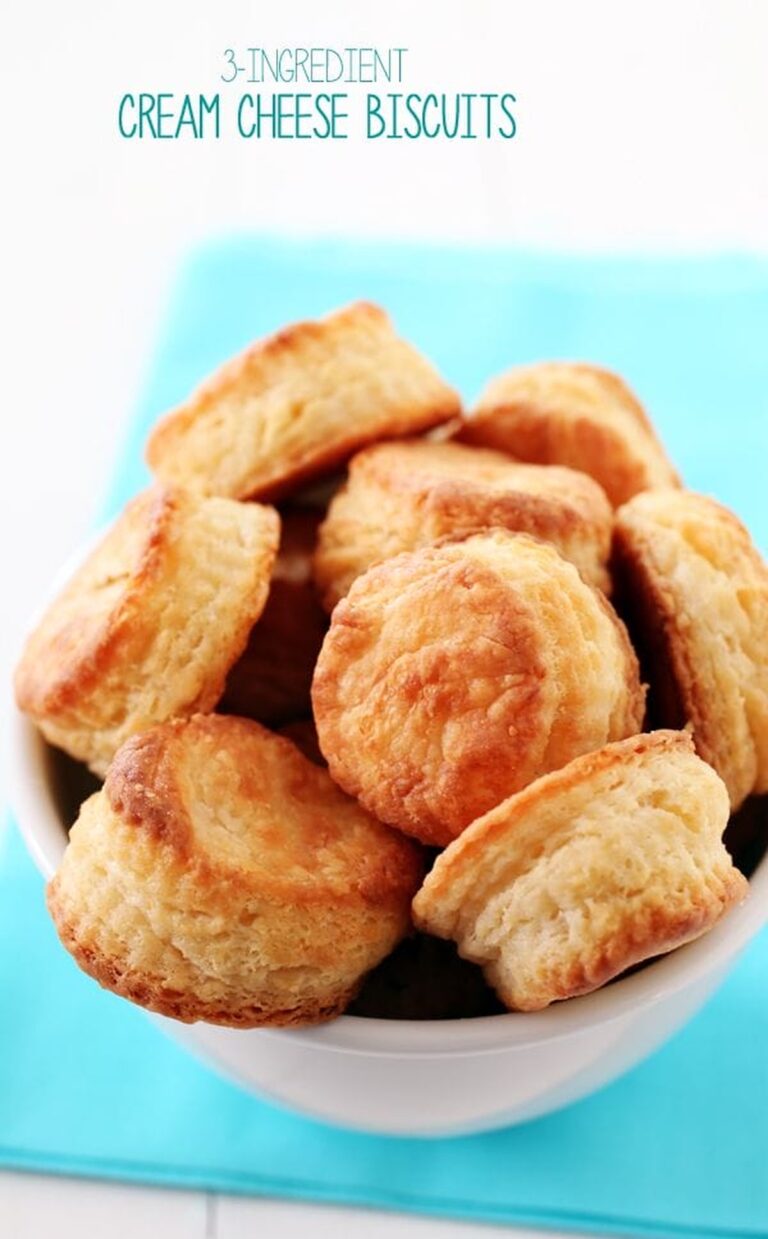 3-Ingredient Cream Cheese Biscuits Recipe