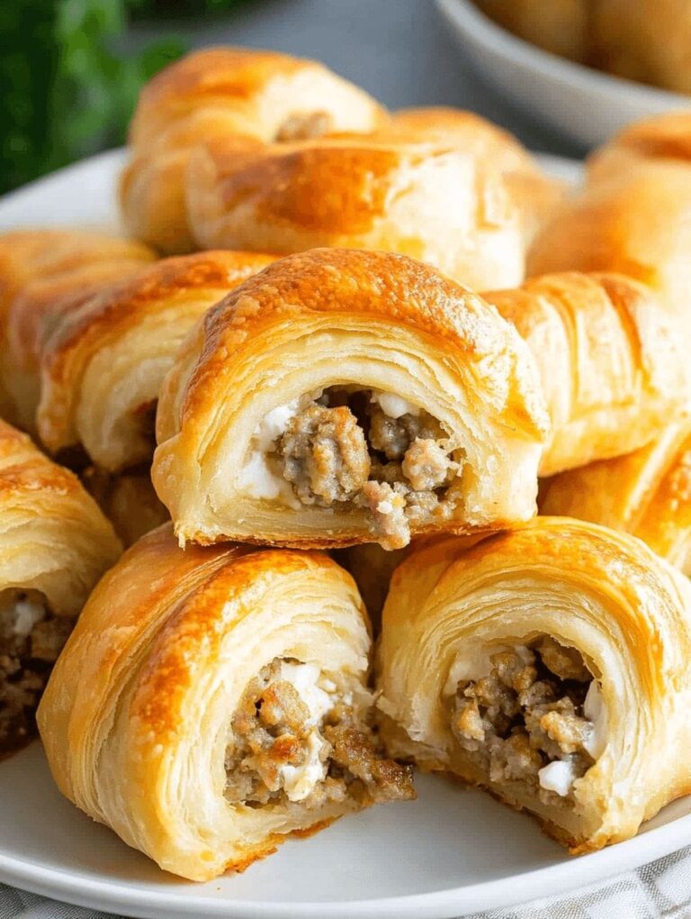Sausage And Cream Cheese Crescents Recipe