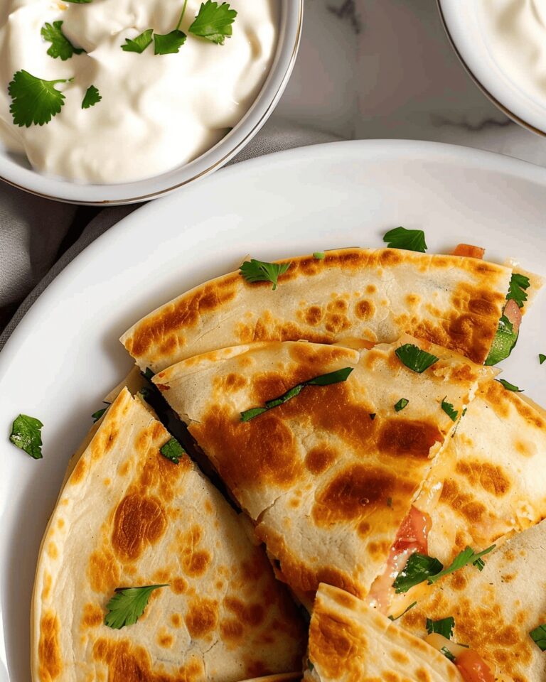 Flavorful Mediterranean Quesadillas Recipe