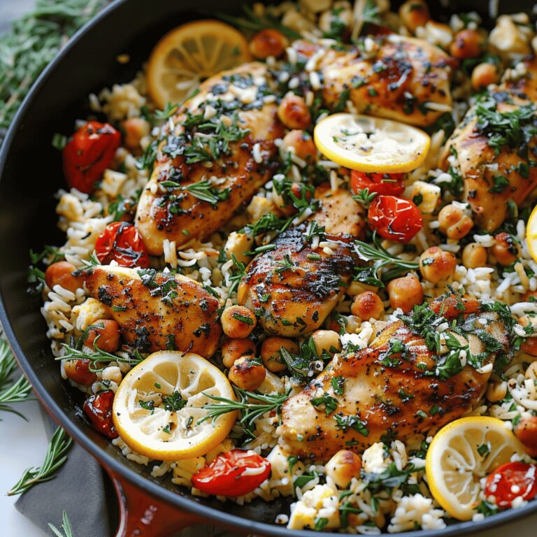 Zesty Chicken and Lemon Rice Recipe