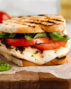 Delicious Grilled Chicken Caprese Sandwich Recipe