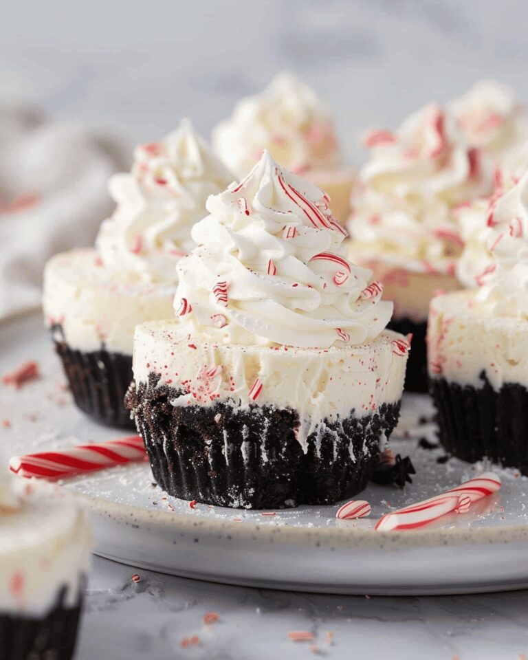 Creamy Peppermint Cheesecakes Recipe