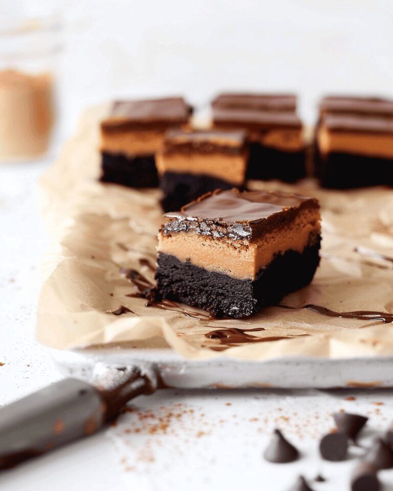 Decadent Peanut Butter Brownie Bars Recipe