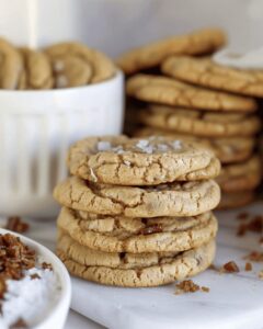 Silky Espresso Brown Butter Toffee Cookies Recipe