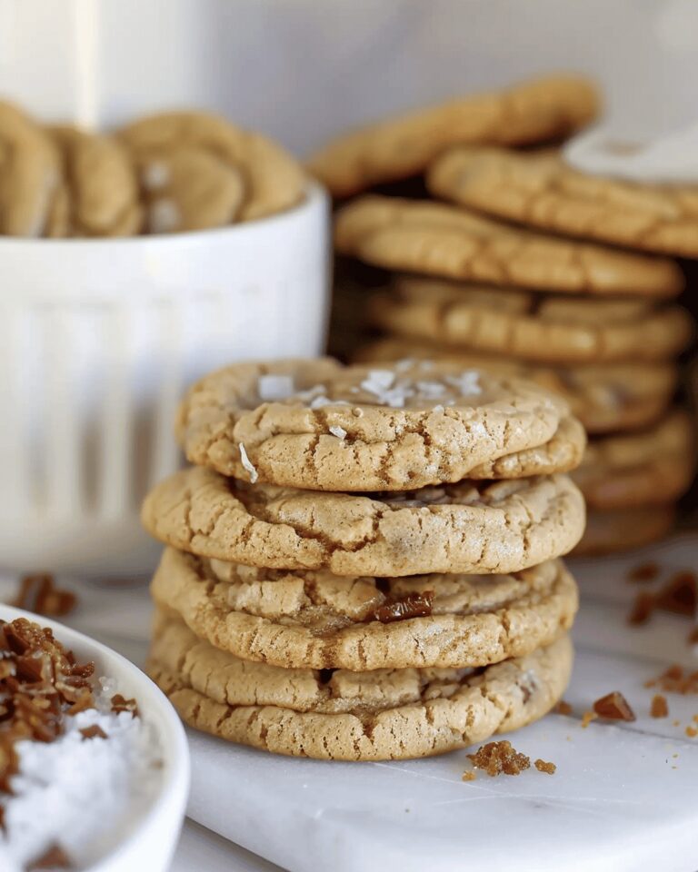 Silky Espresso Brown Butter Toffee Cookies Recipe