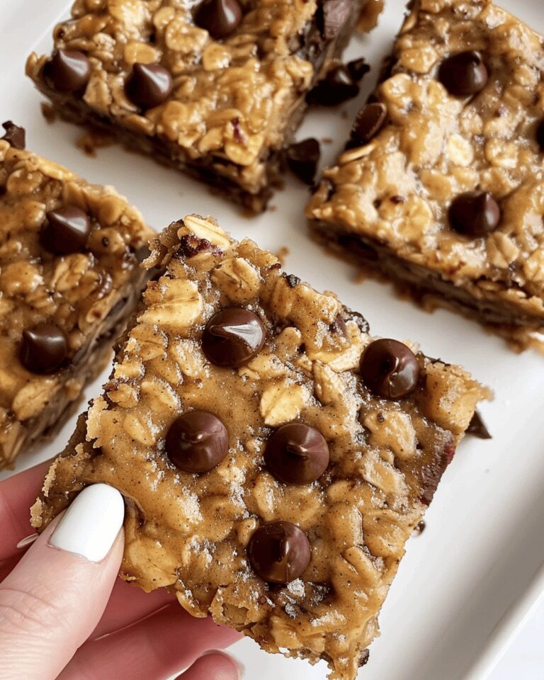 Decadent Peanut Butter Banana Bars Recipe