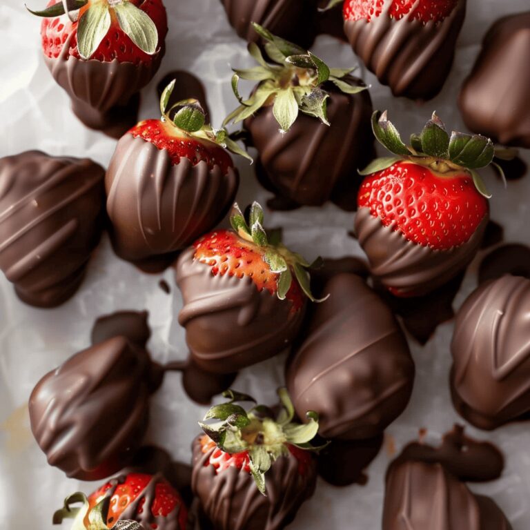 Chocolate Dipped Strawberries Recipe