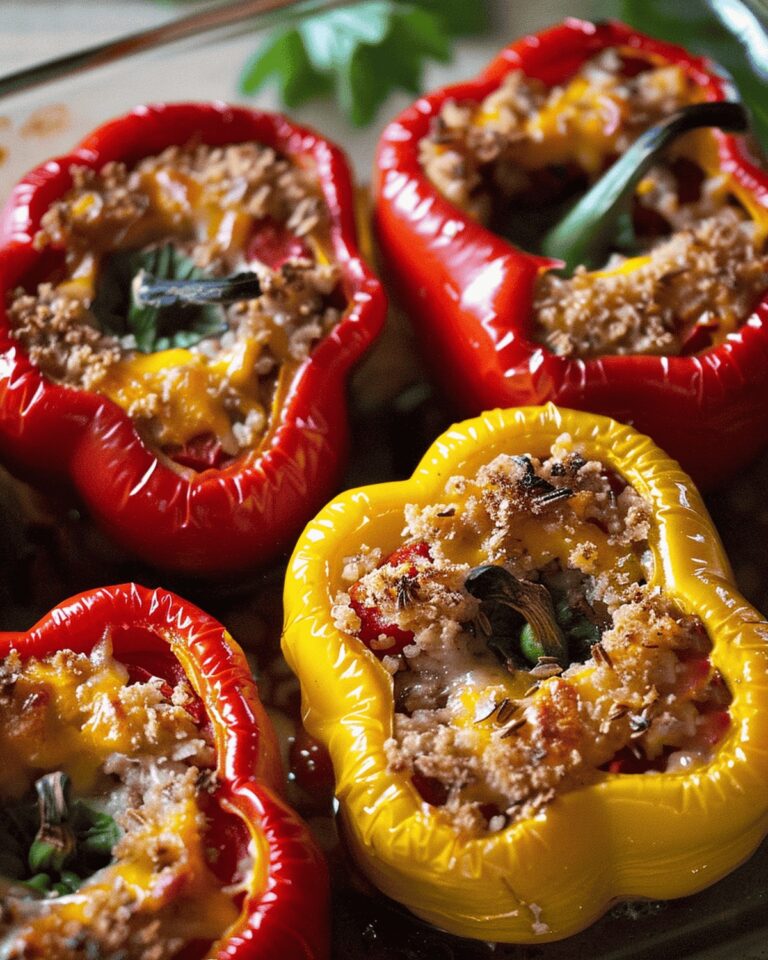 Savory Moms Stuffed Bell Peppers Recipe