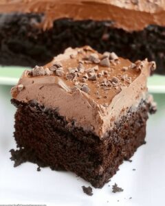 Decadent Chocolate Depression Cake Recipe