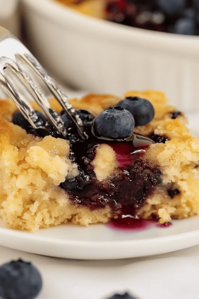 Irresistible Blueberry Buttermilk Pancake Casserole Recipe