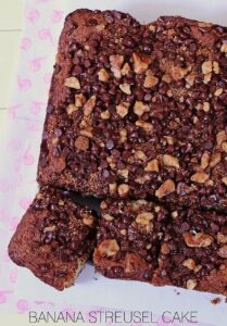 Banana Streusel Cake Recipe