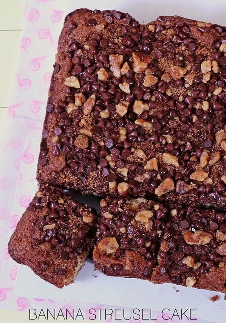 Banana Streusel Cake Recipe