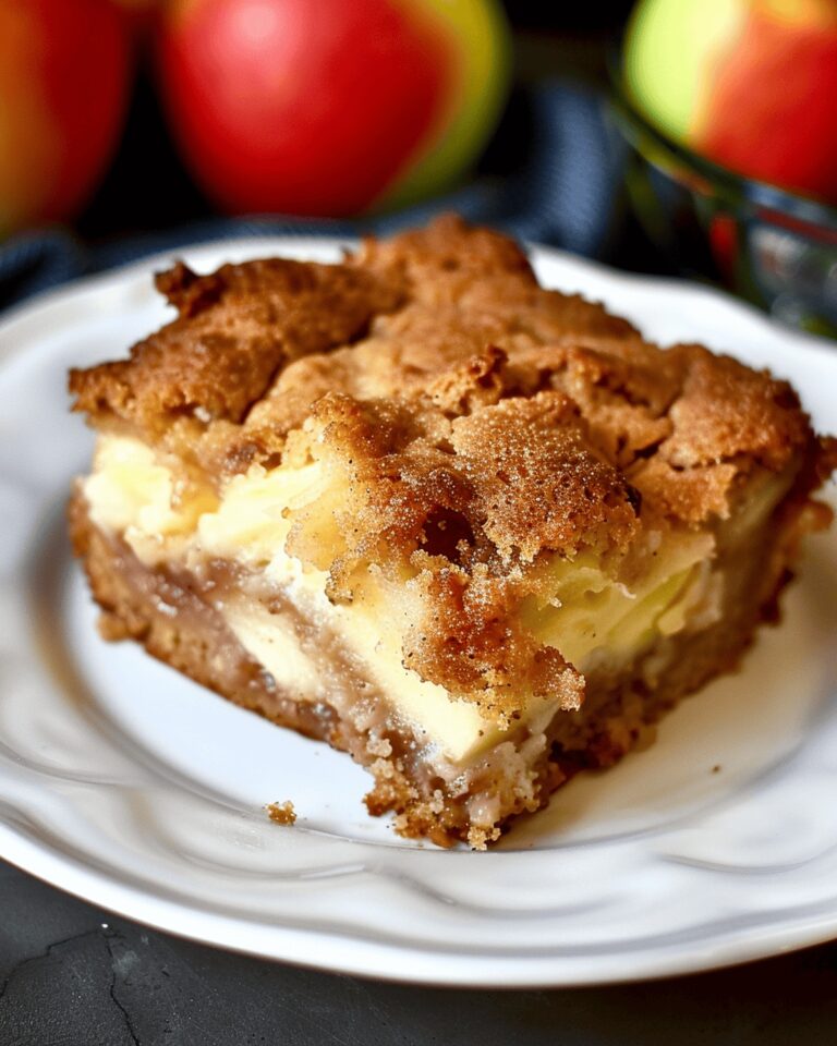 Velvety Cream Cheese Apple Coffee Cake Recipe