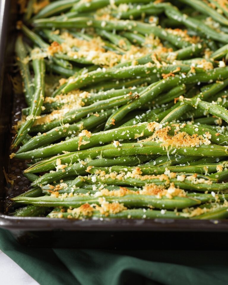 Crispy Parmesan Green Beans Recipe