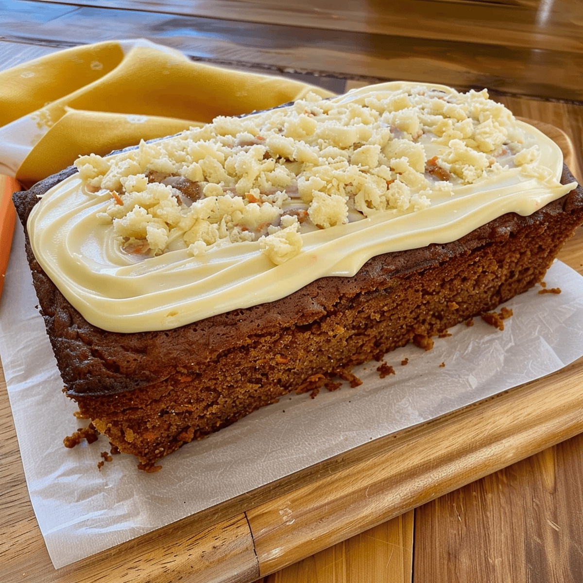 Classic Carrot Cake Loaf Recipe