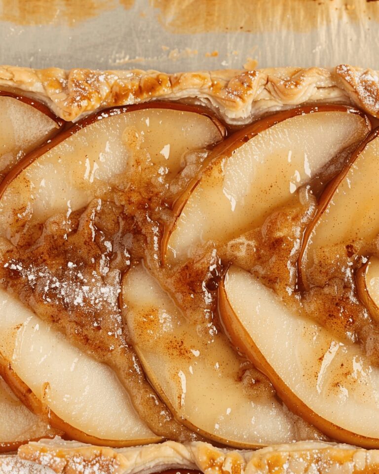Flaky Pear And Ginger Puff Pastry Twist Recipe