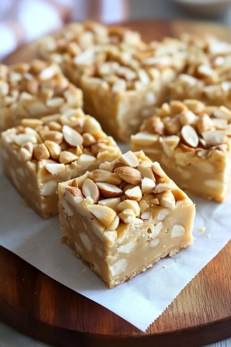 No-Bake Payday Nut Squares Recipe