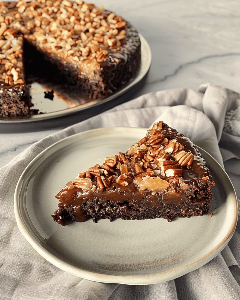Flourless German Chocolate Cake Recipe