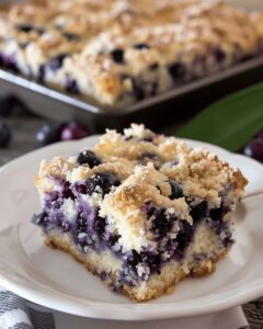 Moist Blueberry Breakfast Cake Recipe