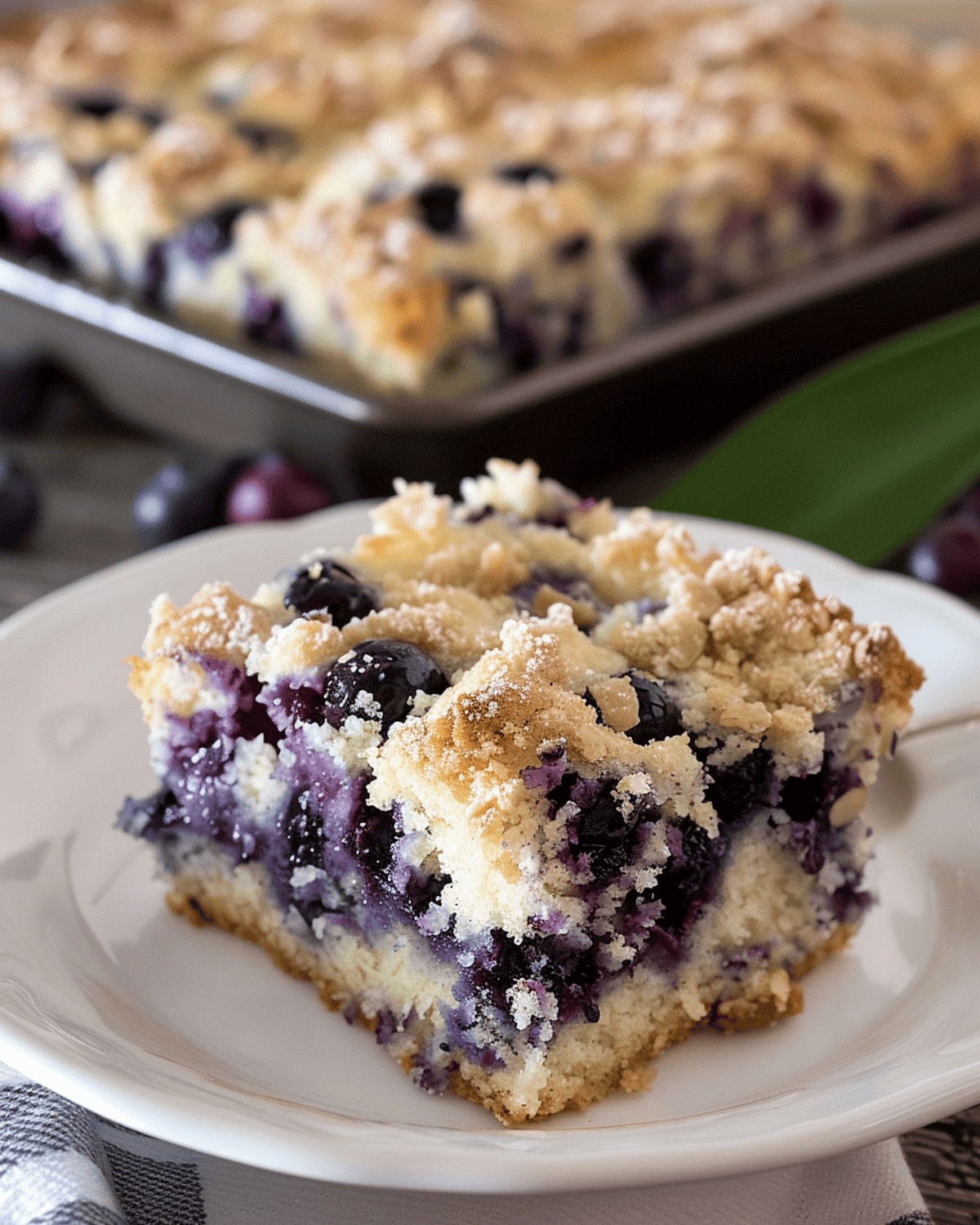 Moist Blueberry Breakfast Cake Recipe