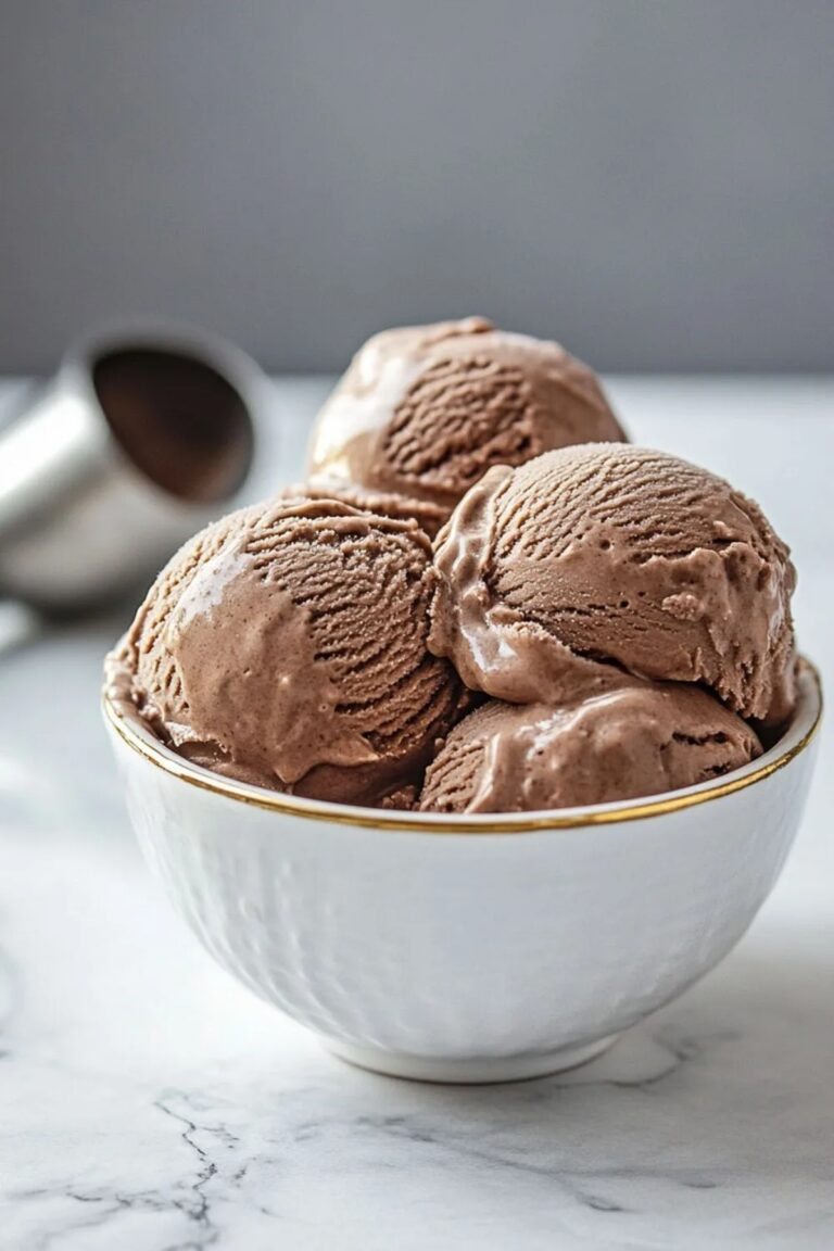 Low Carb Keto Chocolate Ice Cream Recipe