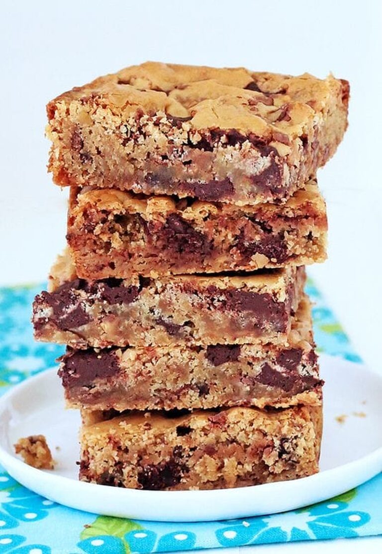 Toffee Chip Blondies Recipe