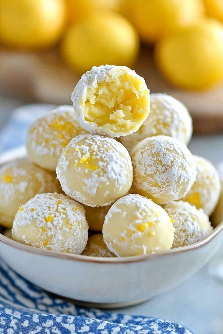 White Chocolate Lemon Truffles Recipe