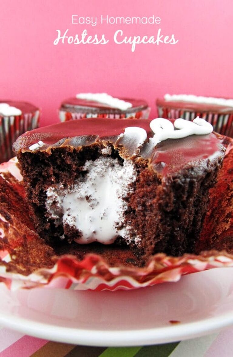 Easy Homemade Hostess Cupcakes Recipe
