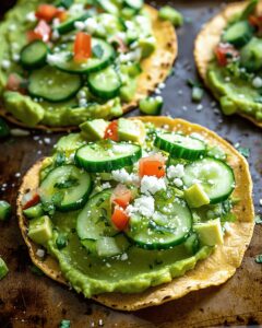 Creamy Avocado Tostadas Recipe