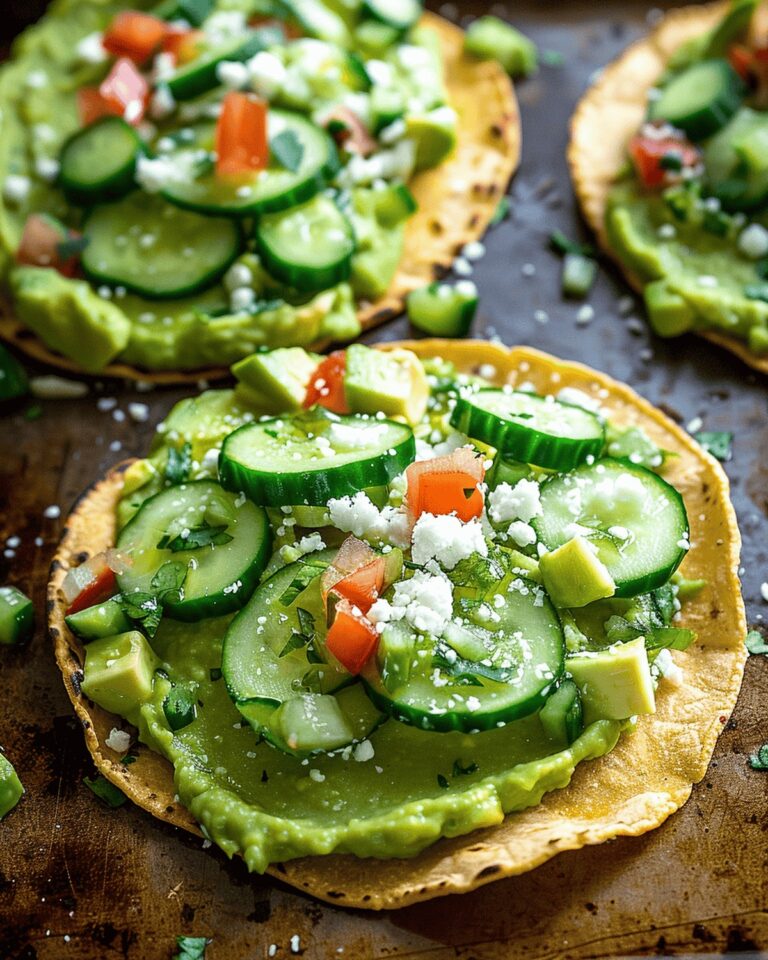 Creamy Avocado Tostadas Recipe