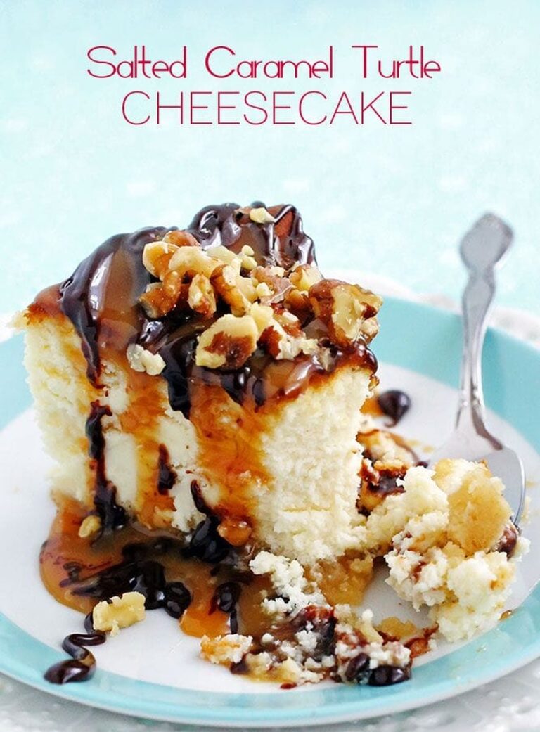 Salted Caramel Turtle Cheesecake Recipe