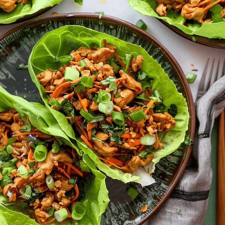 Crispy Chicken Lettuce Wraps Recipe
