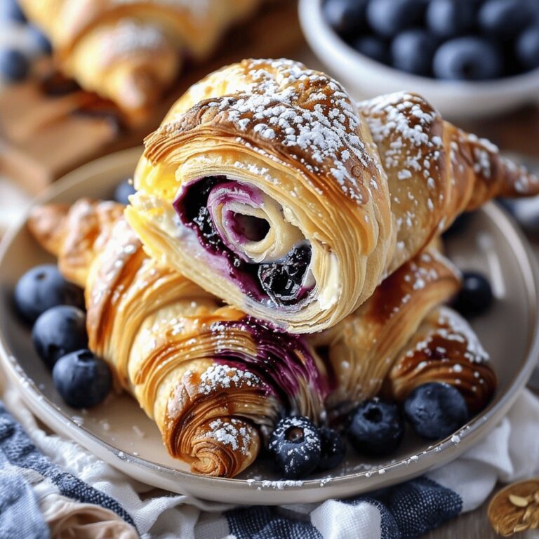 Blueberry Cream Cheese Crescents Recipe
