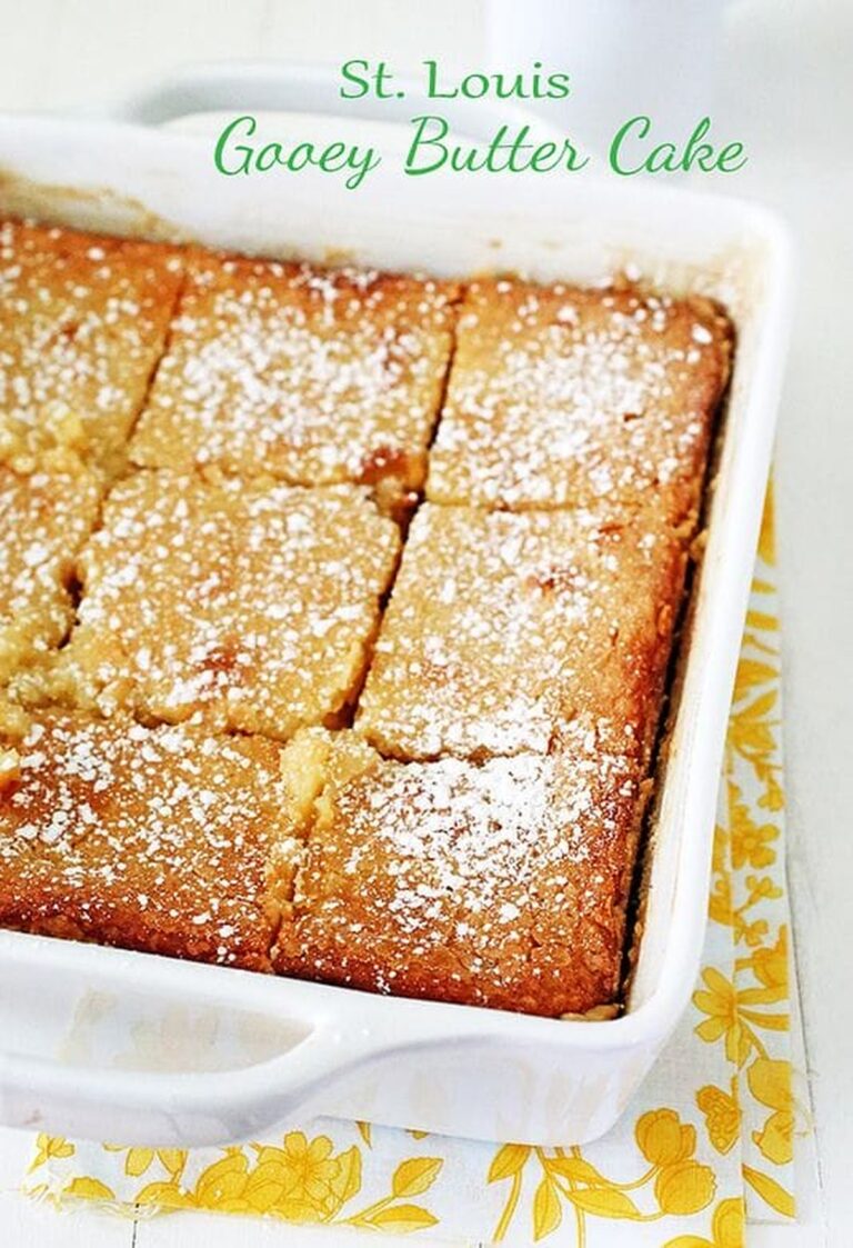 St. Louis Gooey Butter Cake Recipe