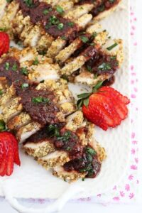 Strawberry Balsamic Walnut Chicken Recipe