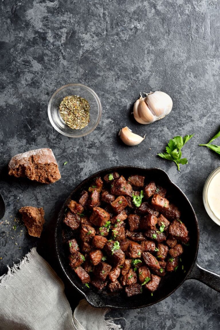 Barefoot Contessa Steak Bites With Garlic Butter Recipe