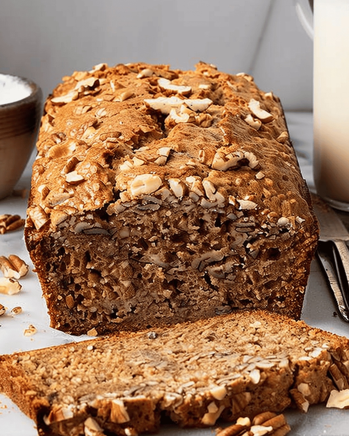 Wholesome Walnut Banana Bread Recipe