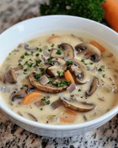 Velvety Mushroom Medley Soup Recipe