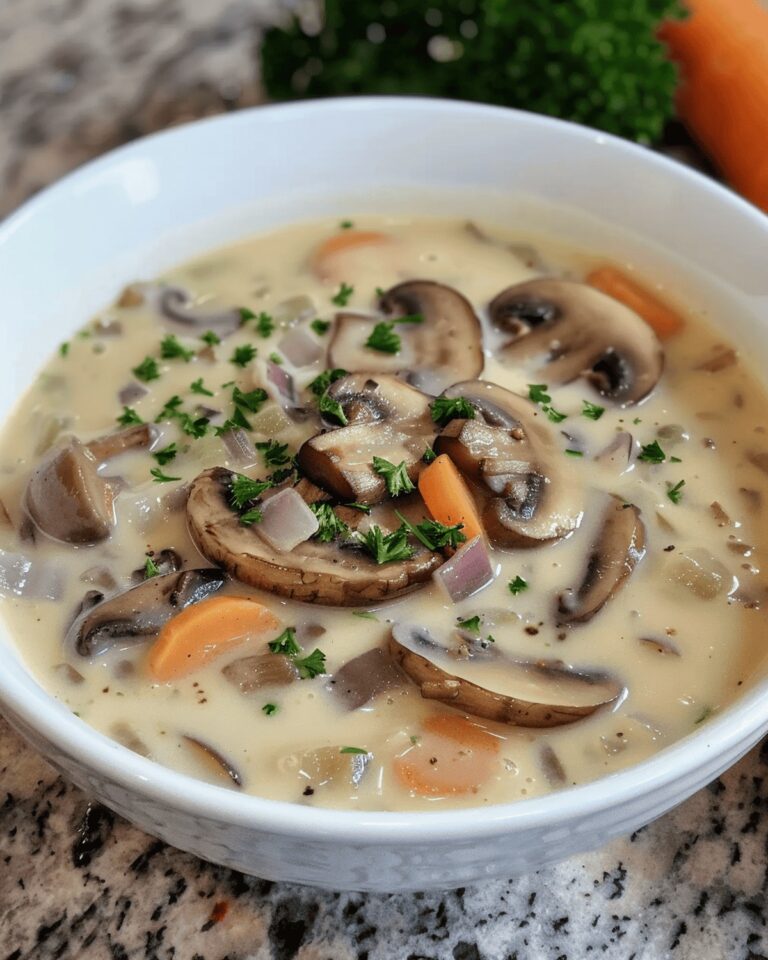 Velvety Mushroom Medley Soup Recipe