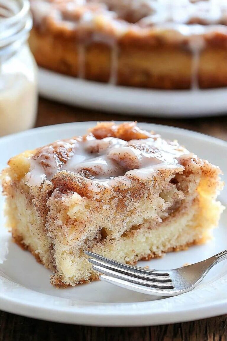 Easy Cinnamon Roll Coffee Cake Recipe