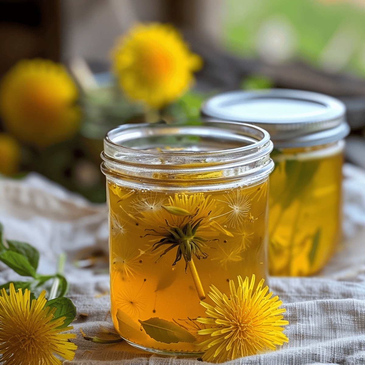 Smooth Dandelion Delight Syrup Recipe