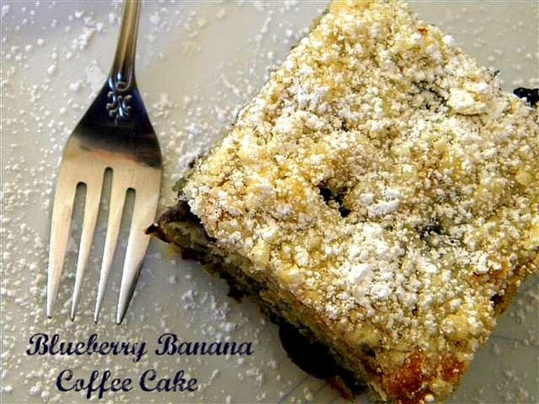 Blueberry Banana Coffee Cake Recipe