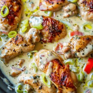 Creamy Pepperoncini Chicken Skillet Recipe