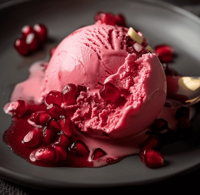 Delicious Pomegranate Ice Cream Recipe