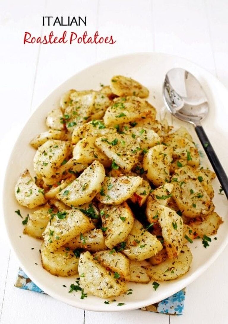 Roasted Garlic Parmesan Potatoes Recipe