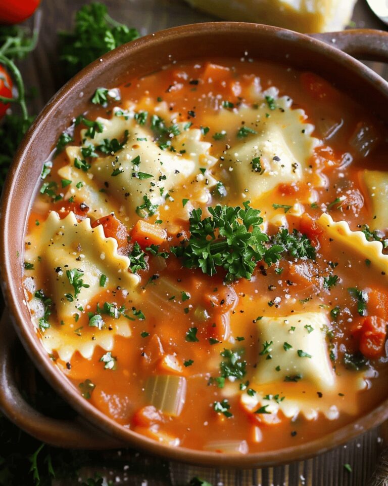 Creamy Ravioli Soup Recipe