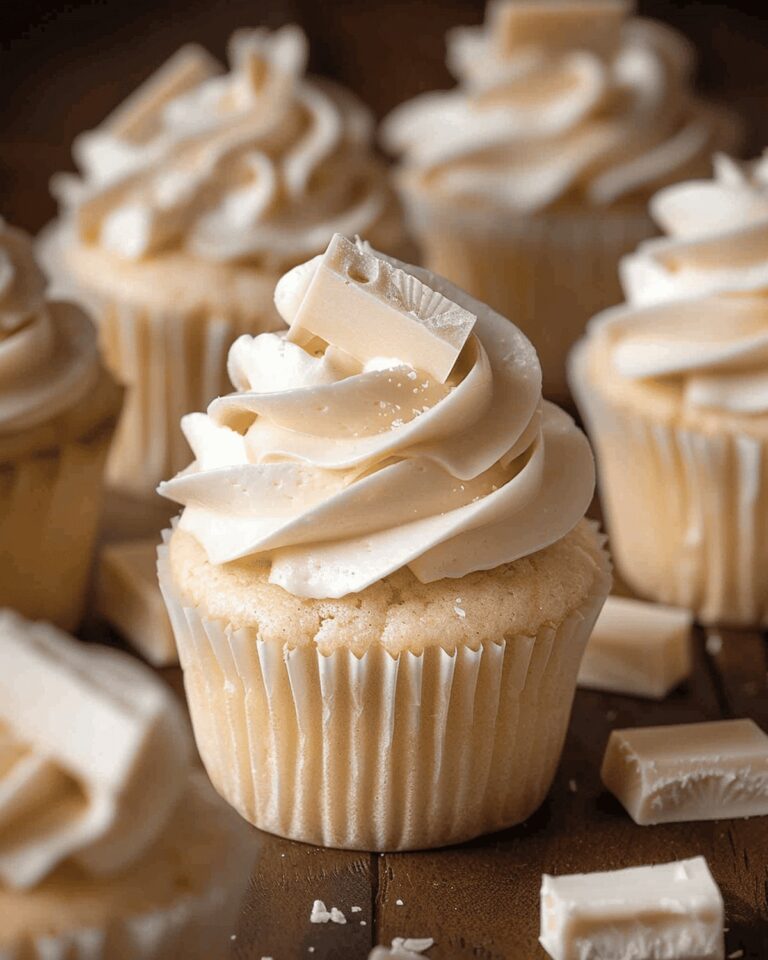 Decadent White Chocolate Cupcakes Recipe