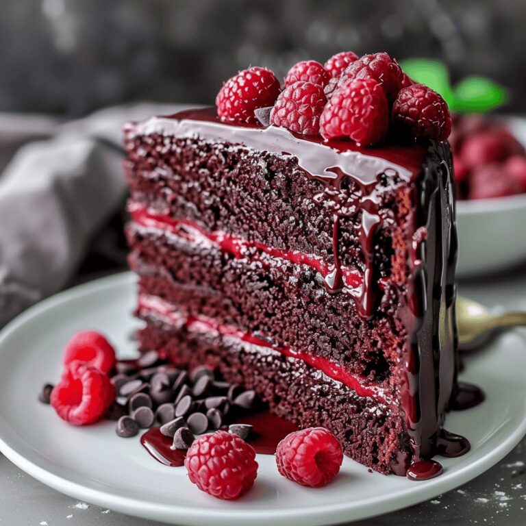 Sinful Raspberry Cake Recipe