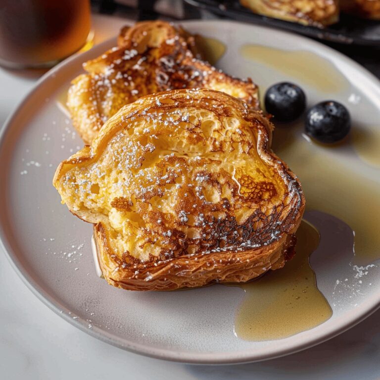 Decadent Croissant French Toast Recipe